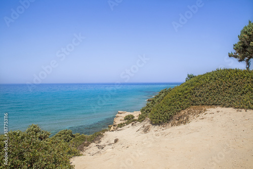 kos, meer, wasser, blauer himmel, grün, landschaft, natur, blau, beach, insel, urlaub, mittelmeer, griechenland