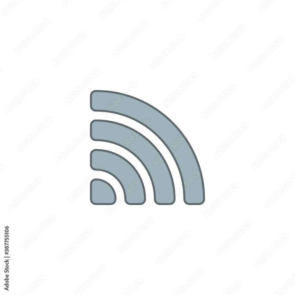 Wi-Fi symbol little radius Wi-Fi symbol little radius