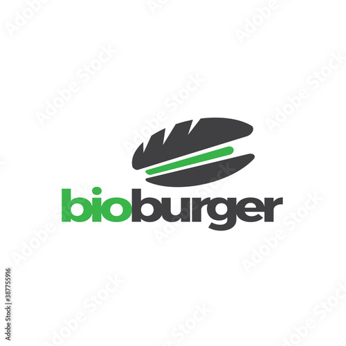 Hamburger logo design illustration - burger meat grilled bbq beef tomato sandwich food lettuce cheese fast unhealthy gourmet delicious fat steak fries
