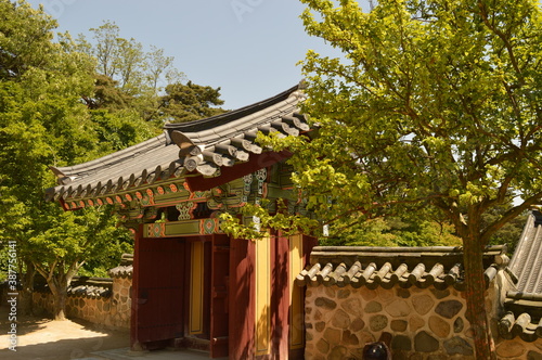 Exploring the beautiful and colorful Buddhist temples of South Korea photo