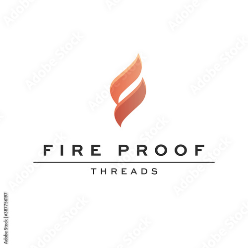 Fire Logo - flame hot bonfire burn flammable fuel ignite ignition - grill fireplace gas burning blaze firefighter symbol illustration 