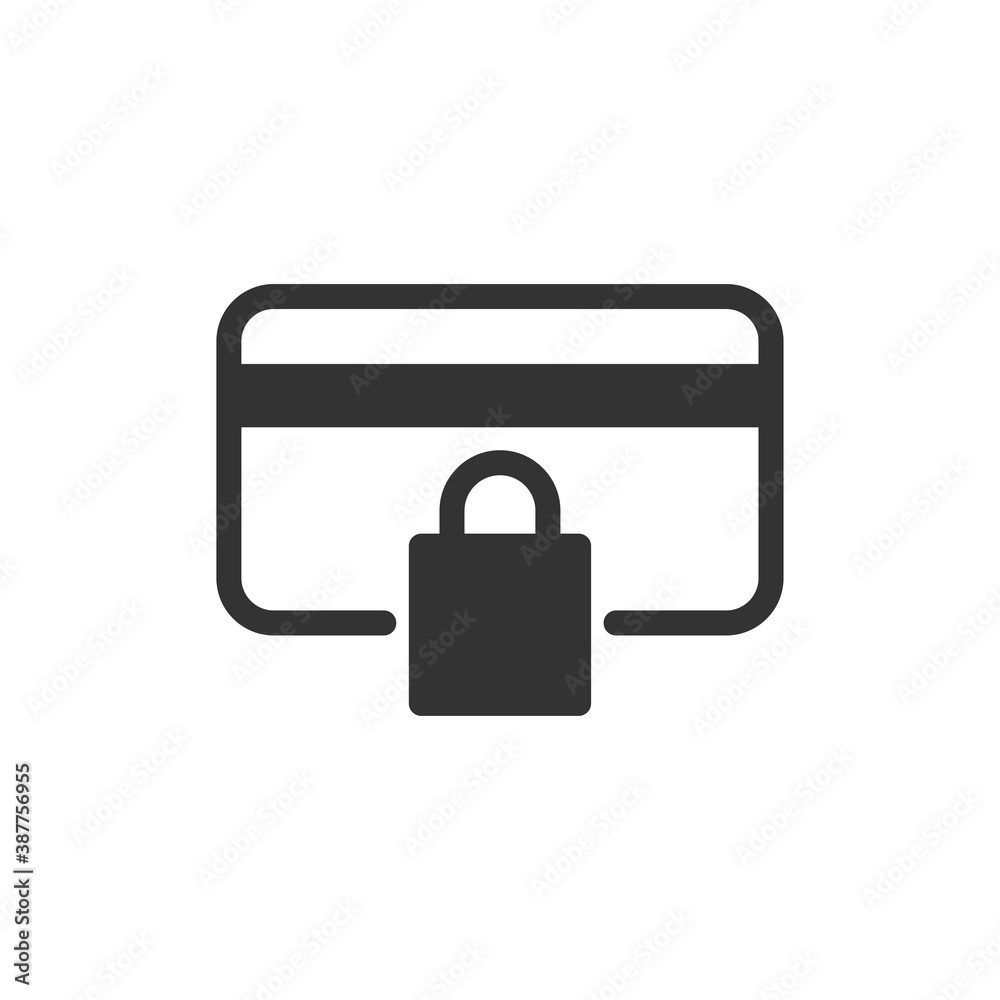 Secure payment icon isolated on white background. Banking symbol modern, simple, vector, icon for website design, mobile app, ui. Vector Illustration Secure payment icon isolated on white background. Banking symbol modern, simple, vector, icon for website design, mobile app, ui. Vector Illustration