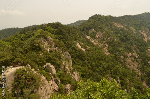 Hiking in the beautiful Seoraksan Mountains and outside of Sokchos temples  South Korea