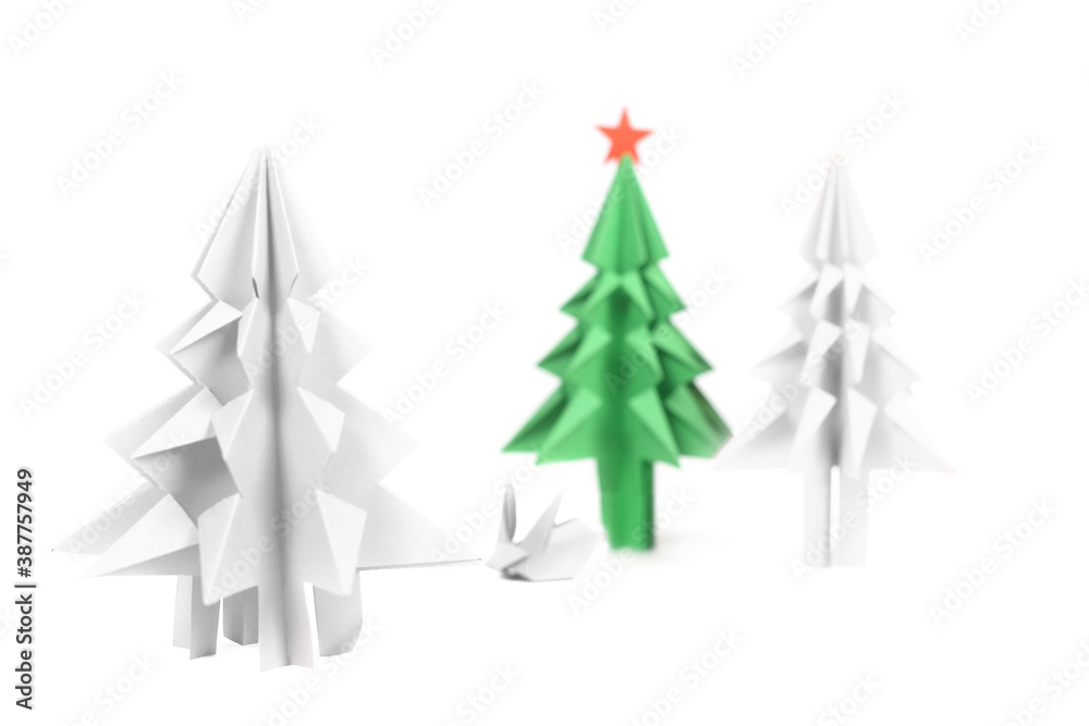 Origami Christmas tree Origami Christmas tree