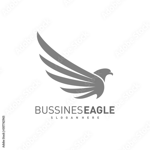 Eagle Logo Vector, Creative Eagle logo design template, Icon symbol