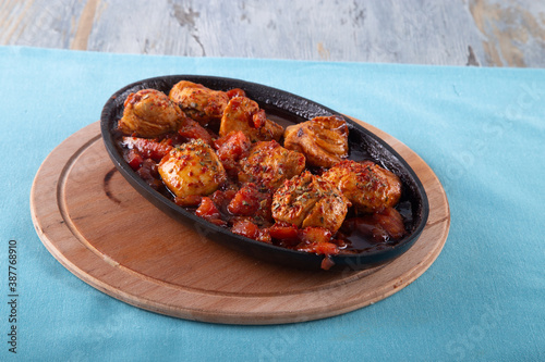 Chicken tomato beef turkish culture cuisine