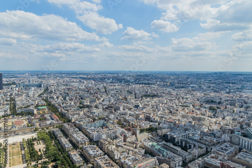 Paris Cityscape from the Eiffel tower
