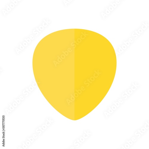 Pick Guitar Icon Color Design Vector Color Template