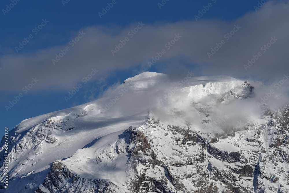 Snowcapped Ortler, Italian Alps