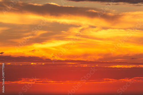 Sunset over the Sea of Japan