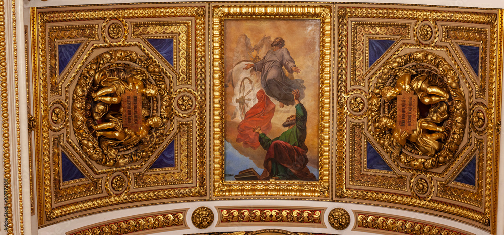 The Prophet Elijah. Fresco