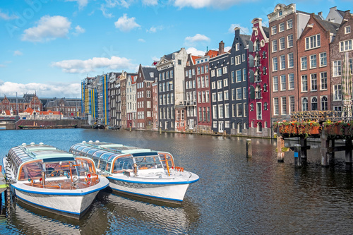 City scenic from Amsterdam at the Damrak in the Netherlands © Nataraj