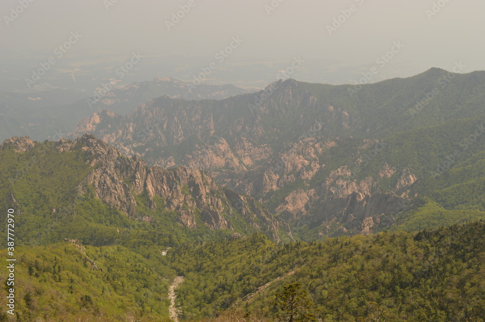 Climbing the Seoraksan Mountains in South Korea, Asia