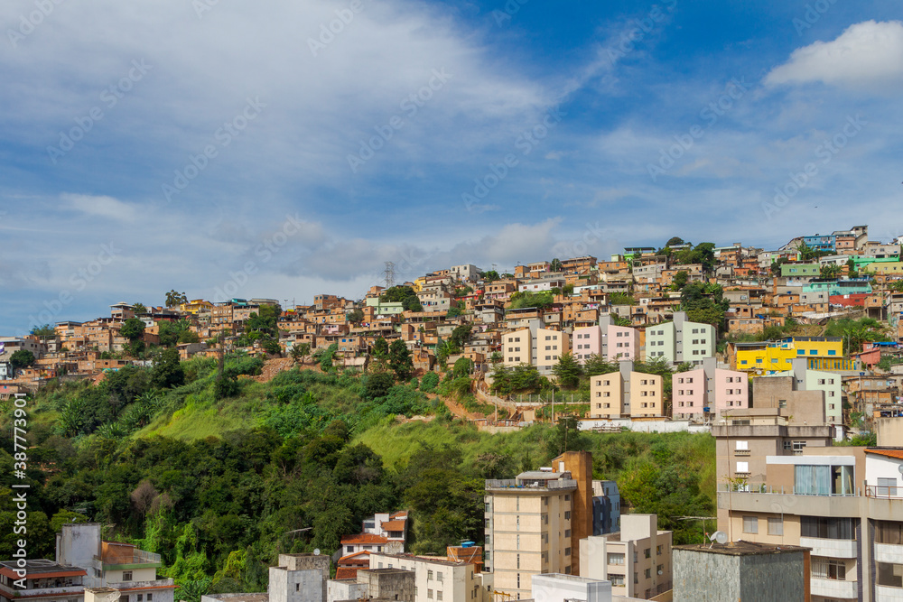 
View of the Santa Lucia cluster, in Belo Horizonte, Minas Gerais state, Brazil