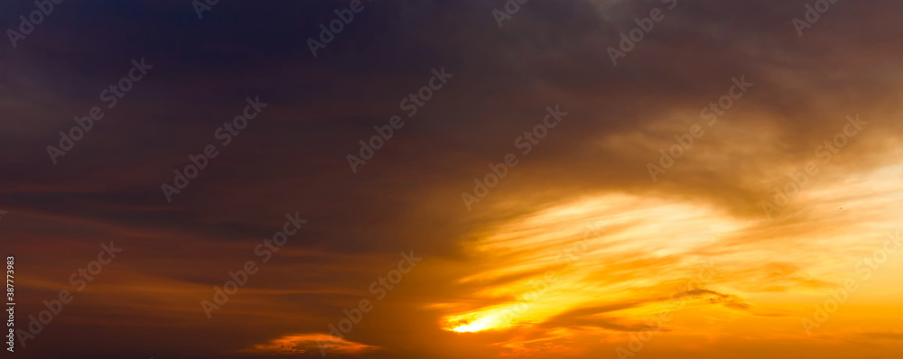  Beautiful sunset sky. Nature sky backgrounds. white clouds