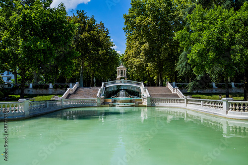 A park in Dijon, France photo