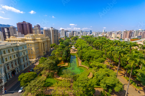 
Partial view of Praça da Liberdade, in Belo Horizonte, Minas Gerais state, Brazil