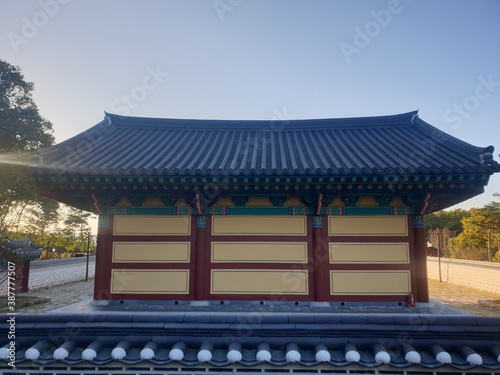 Korea traditional house style hanok in Gongju, South Korea