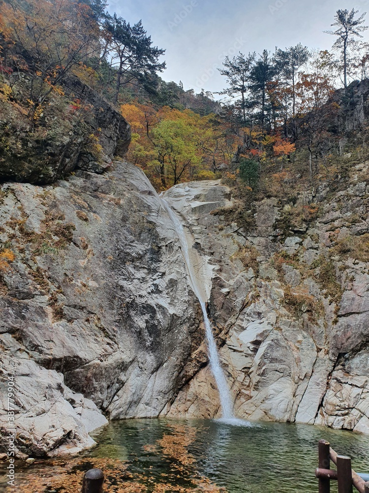 Obraz premium waterfall in the mountains