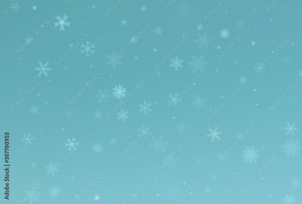 Winter background with christmas element