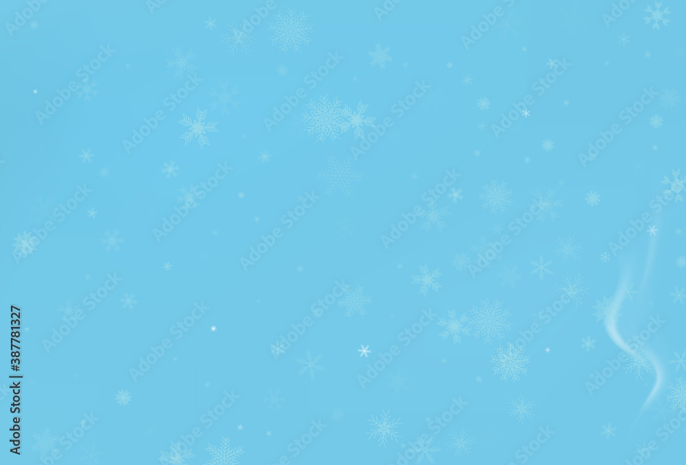 Winter background with christmas element