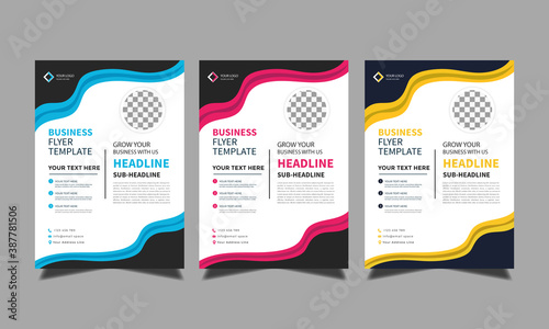 Creative Corporate & Business Flyer Template Design, abstract business flyer, poster flyer 