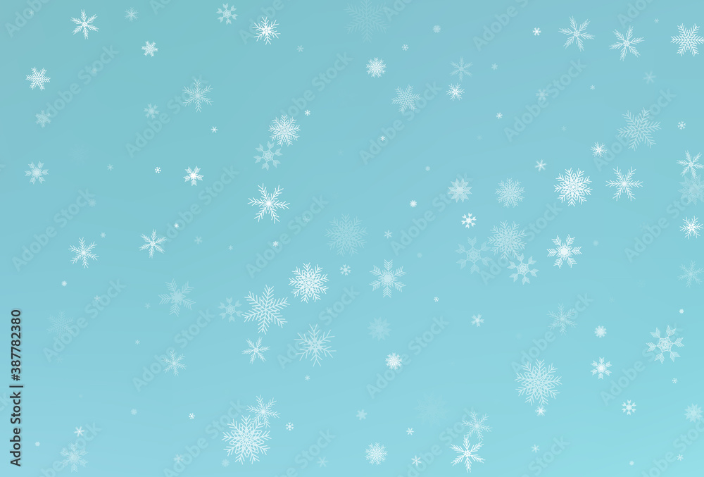 Winter background with christmas element
