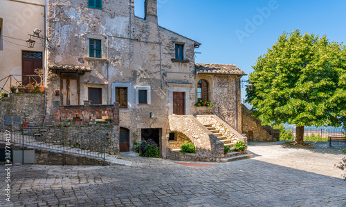 Fototapeta Naklejka Na Ścianę i Meble -  The beautiful medieval village of Stroncone. Province of Terni, Umbria, Italy.