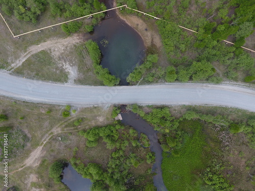 The river and the bridge