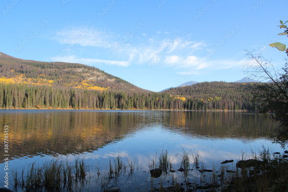 October On The Water, Jasper National Park, Alberta