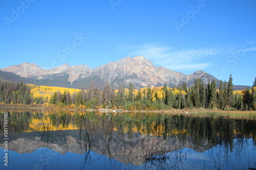October On Patricia Lake, Jasper National Park, Alberta