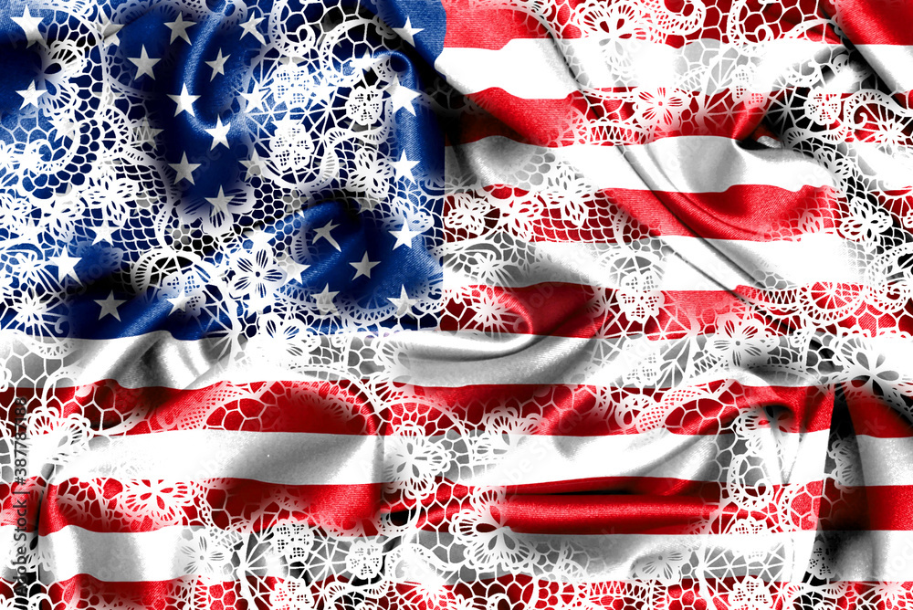 usa flag painted on texture usa flag painted on texture