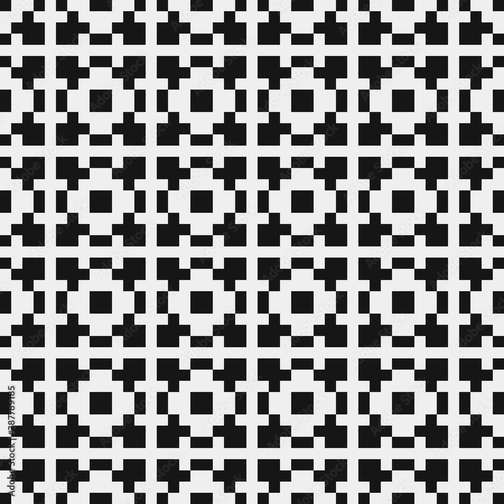 Abstract Cross Pattern Dots Logo generative computational art illustration