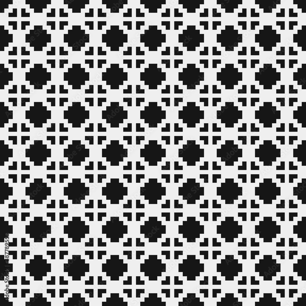 Abstract Cross Pattern Dots Logo generative computational art illustration