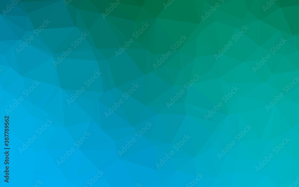 Light Blue, Green vector polygonal pattern. Light Blue, Green vector polygonal pattern.