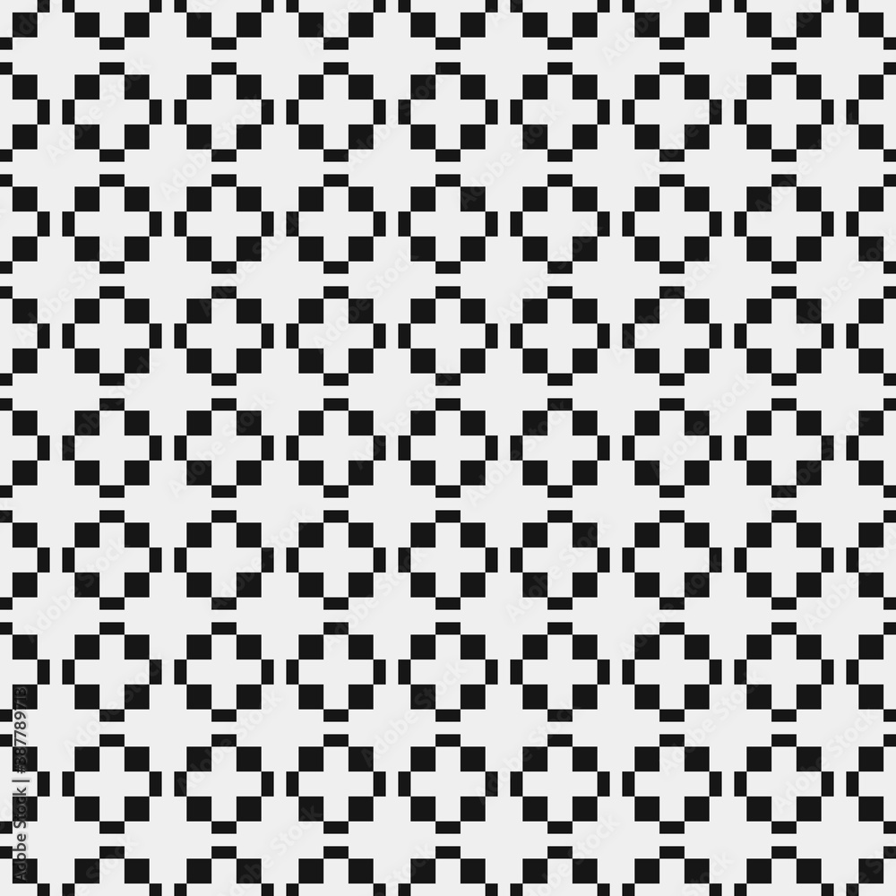 Abstract Cross Pattern Dots Logo generative computational art illustration