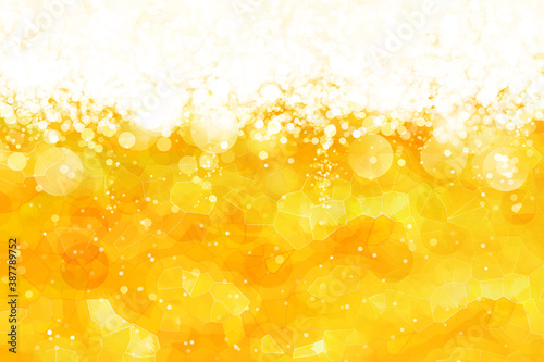 泡シュシュシュビールの背景素材