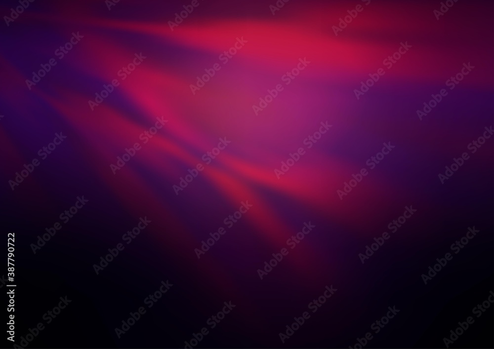 Fototapeta premium Dark Pink vector bokeh pattern.