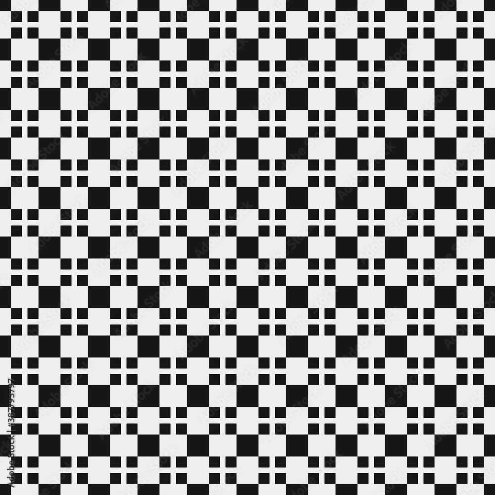 Fototapeta premium Abstract Cross Pattern Dots Logo generative computational art illustration