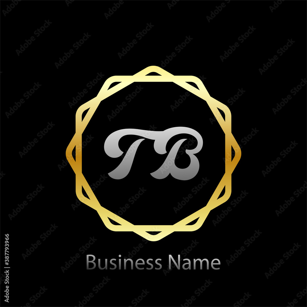 Logo TB Business Letter Logo Design With Simple style