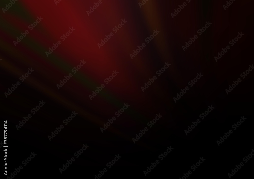 Dark Red vector abstract blurred template.