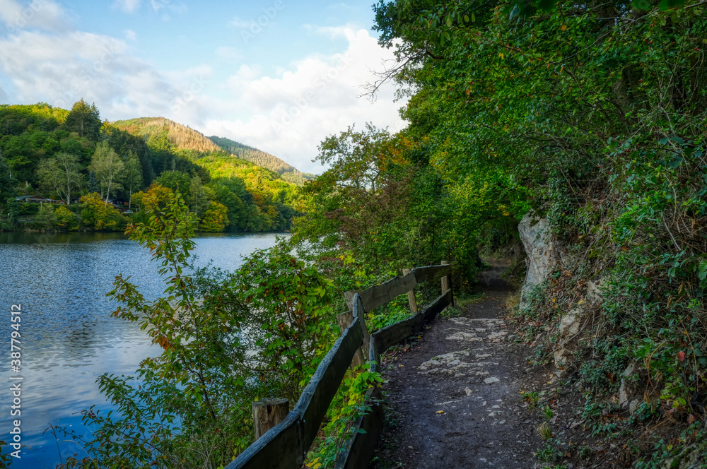 Panoramaweg und Rur-Staubecken in der Eifel Panoramaweg und Rur-Staubecken in der Eifel