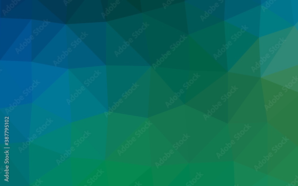 Dark Blue, Green vector triangle mosaic texture. Dark Blue, Green vector triangle mosaic texture.