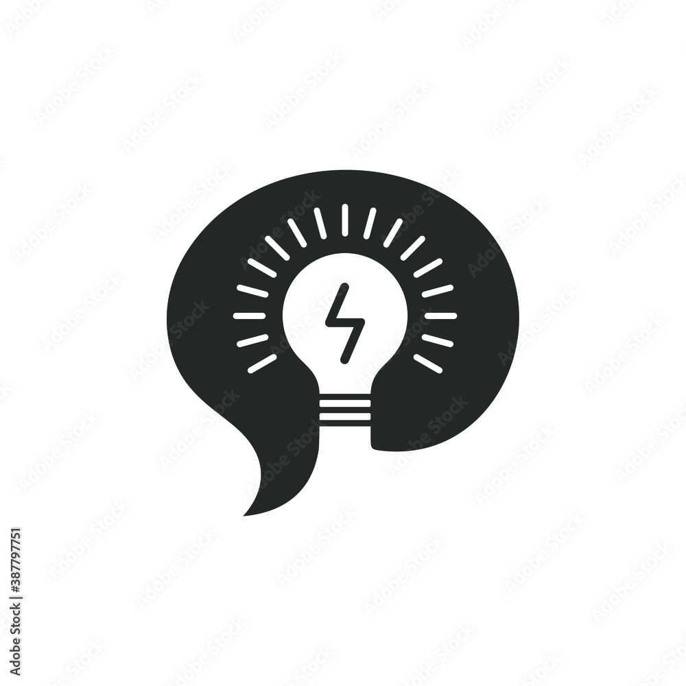 brain and light bulb logo brain and light bulb logo