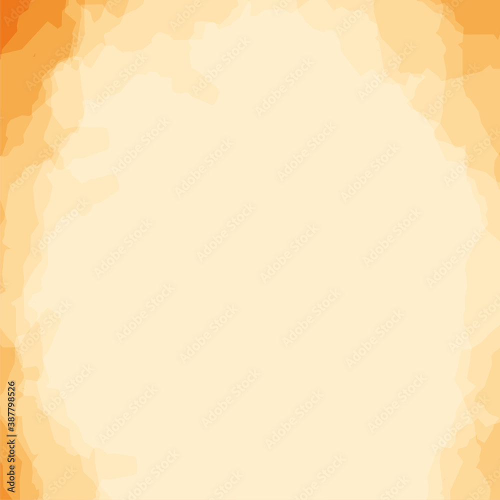 Design with Orange Abstract Background like Watercolor, Vector Illustration