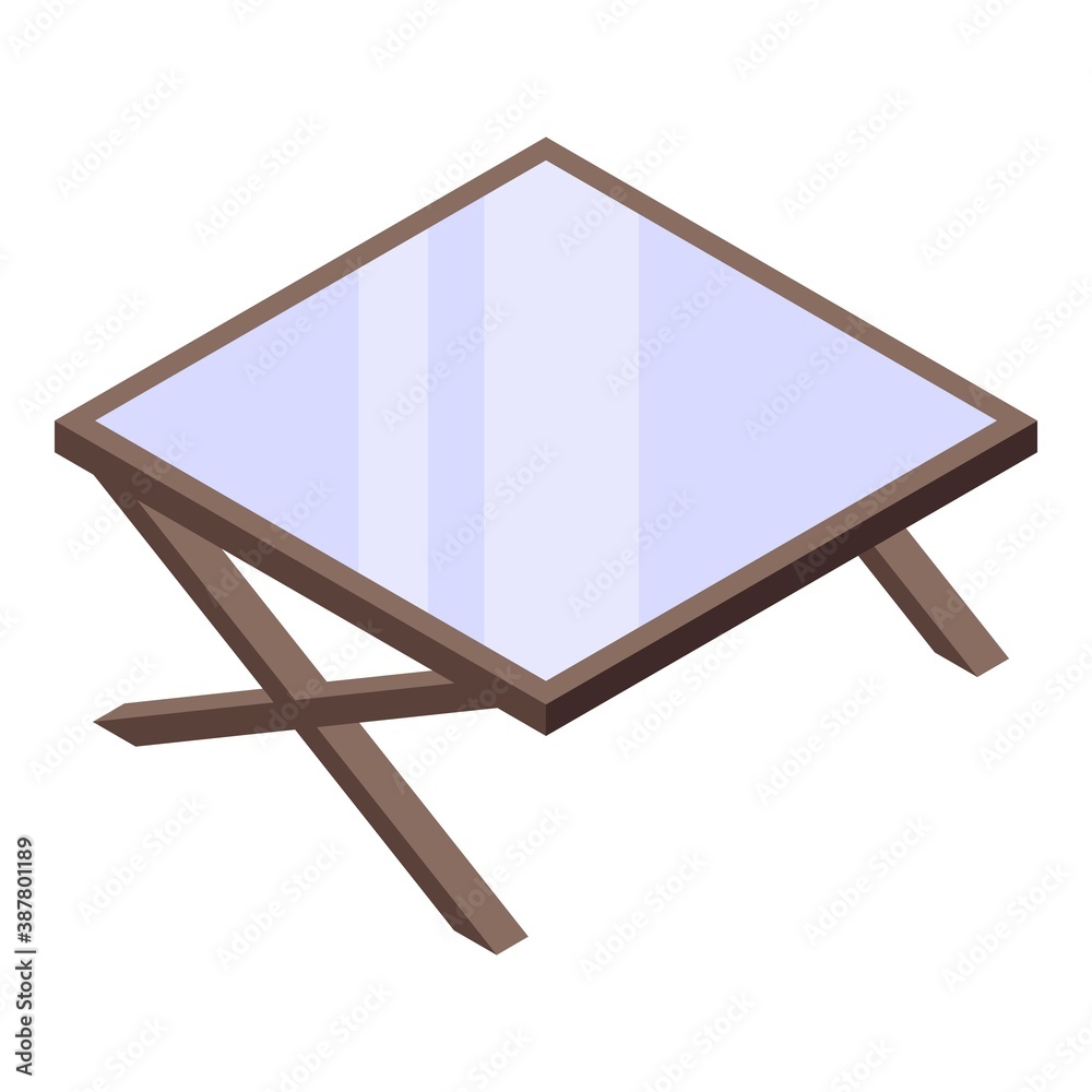 Cozy home reading table icon. Isometric of cozy home reading table vector icon for web design isolated on white background Cozy home reading table icon. Isometric of cozy home reading table vector icon for web design isolated on white background