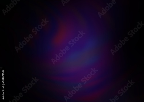 Dark Purple vector blurred and colored background.