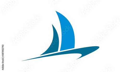 sailing ship vector icon
