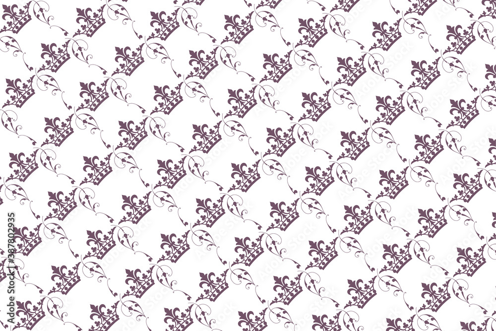 Vintage seamless pattern. wallpaper. 