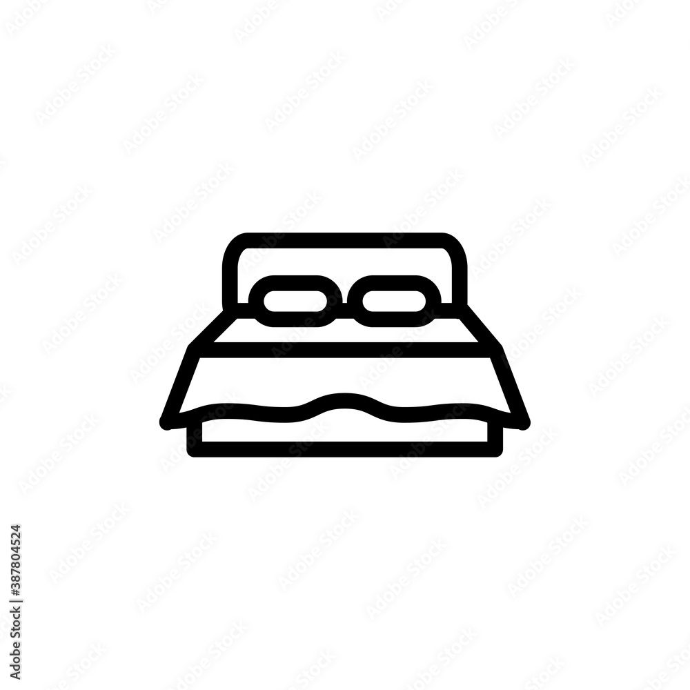 bed icon vector symbol template bed icon vector symbol template